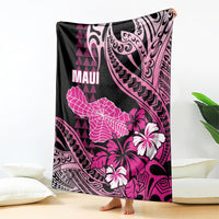 Hawaii Maui Upena Kiloi Blanket Kakau Tribal Pattern Pink Version LT05 - Polynesian Pride