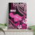 Hawaii Maui Upena Kiloi Canvas Wall Art Kakau Tribal Pattern Pink Version