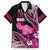 Hawaii Maui Upena Kiloi Hawaiian Shirt Kakau Tribal Pattern Pink Version