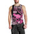 Hawaii Maui Upena Kiloi Men Tank Top Kakau Tribal Pattern Pink Version