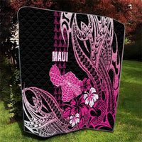 Hawaii Maui Upena Kiloi Quilt Kakau Tribal Pattern Pink Version LT05 - Polynesian Pride