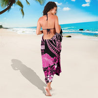Hawaii Maui Upena Kiloi Sarong Kakau Tribal Pattern Pink Version LT05 - Polynesian Pride