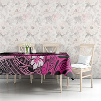Hawaii Maui Upena Kiloi Tablecloth Kakau Tribal Pattern Pink Version LT05 - Polynesian Pride