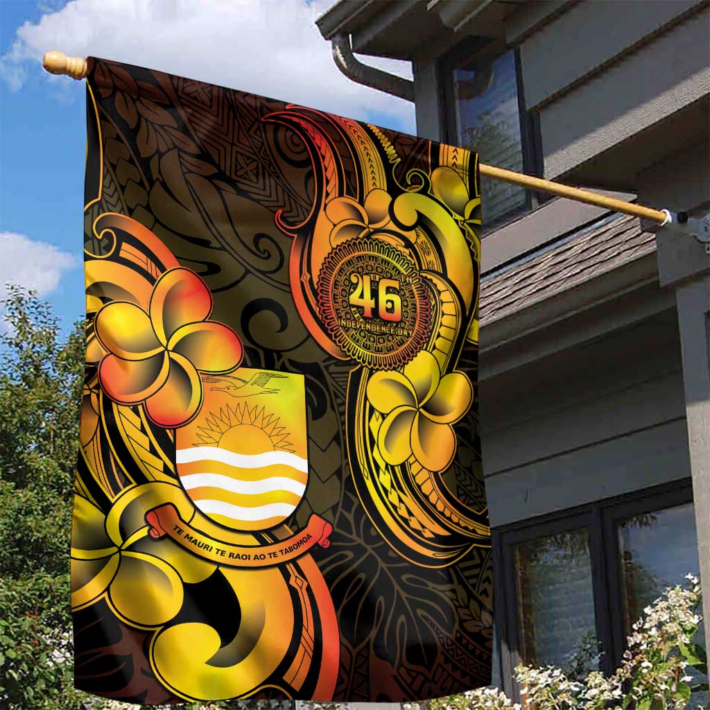 Personalised Kiribati Independence Day Garden Flag 46th Anniversary LT05 - Polynesian Pride