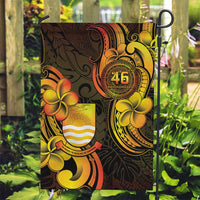 Personalised Kiribati Independence Day Garden Flag 46th Anniversary LT05 Garden Flag Yellow - Polynesian Pride