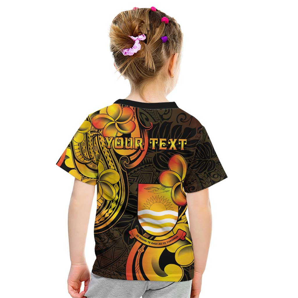 Personalised Kiribati Independence Day Kid T Shirt 46th Anniversary LT05 - Polynesian Pride