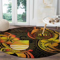 Personalised Kiribati Independence Day Round Carpet 46th Anniversary LT05 - Polynesian Pride