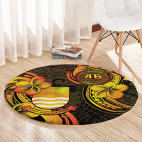 Personalised Kiribati Independence Day Round Carpet 46th Anniversary LT05 - Polynesian Pride
