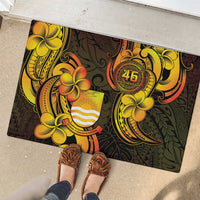 Personalised Kiribati Independence Day Rubber Doormat 46th Anniversary LT05 - Polynesian Pride