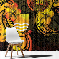 Personalised Kiribati Independence Day Window Curtain 46th Anniversary LT05 - Polynesian Pride