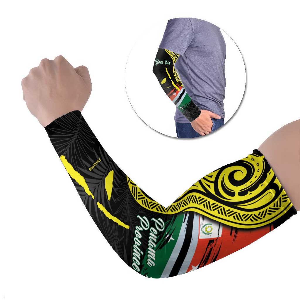 Vanuatu Penama Day Arm Sleeves Grunge Flag Style LT05 Set of 2 Black - Polynesian Pride