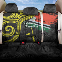 Vanuatu Penama Day Back Car Seat Cover Grunge Flag Style LT05 One Size Black - Polynesian Pride