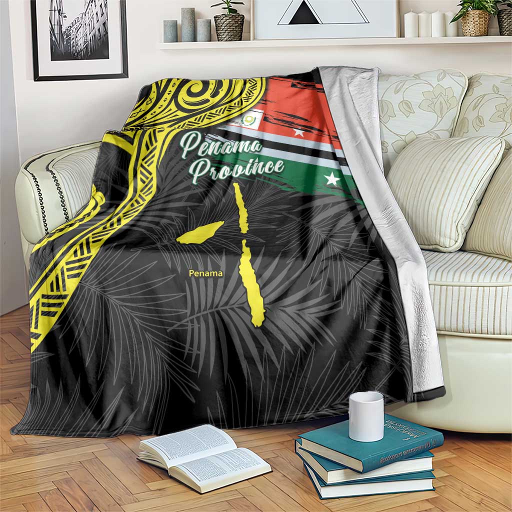 Vanuatu Penama Day Blanket Grunge Flag Style LT05 Black - Polynesian Pride