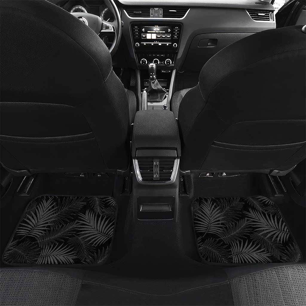 Vanuatu Penama Day Car Mats Grunge Flag Style LT05 Set 2pcs - Back Black - Polynesian Pride