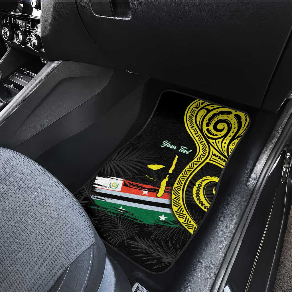 Vanuatu Penama Day Car Mats Grunge Flag Style LT05 - Polynesian Pride