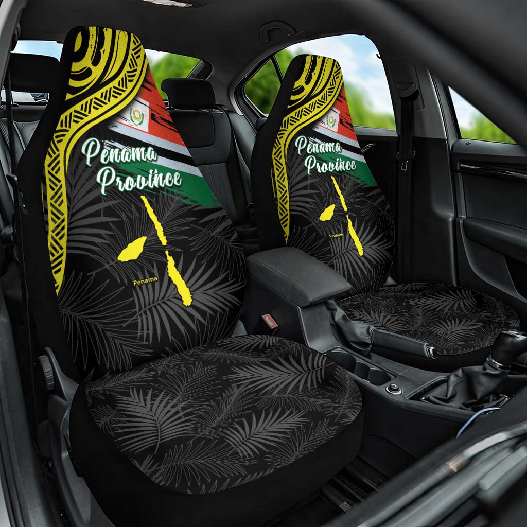 Vanuatu Penama Day Car Seat Cover Grunge Flag Style LT05 One Size Black - Polynesian Pride