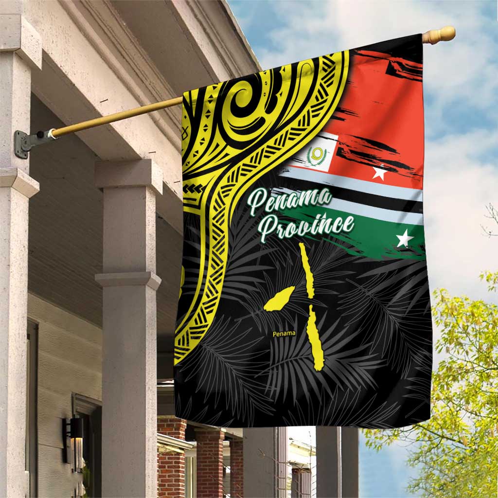 Vanuatu Penama Day Garden Flag Grunge Flag Style LT05 House Flag Black - Polynesian Pride
