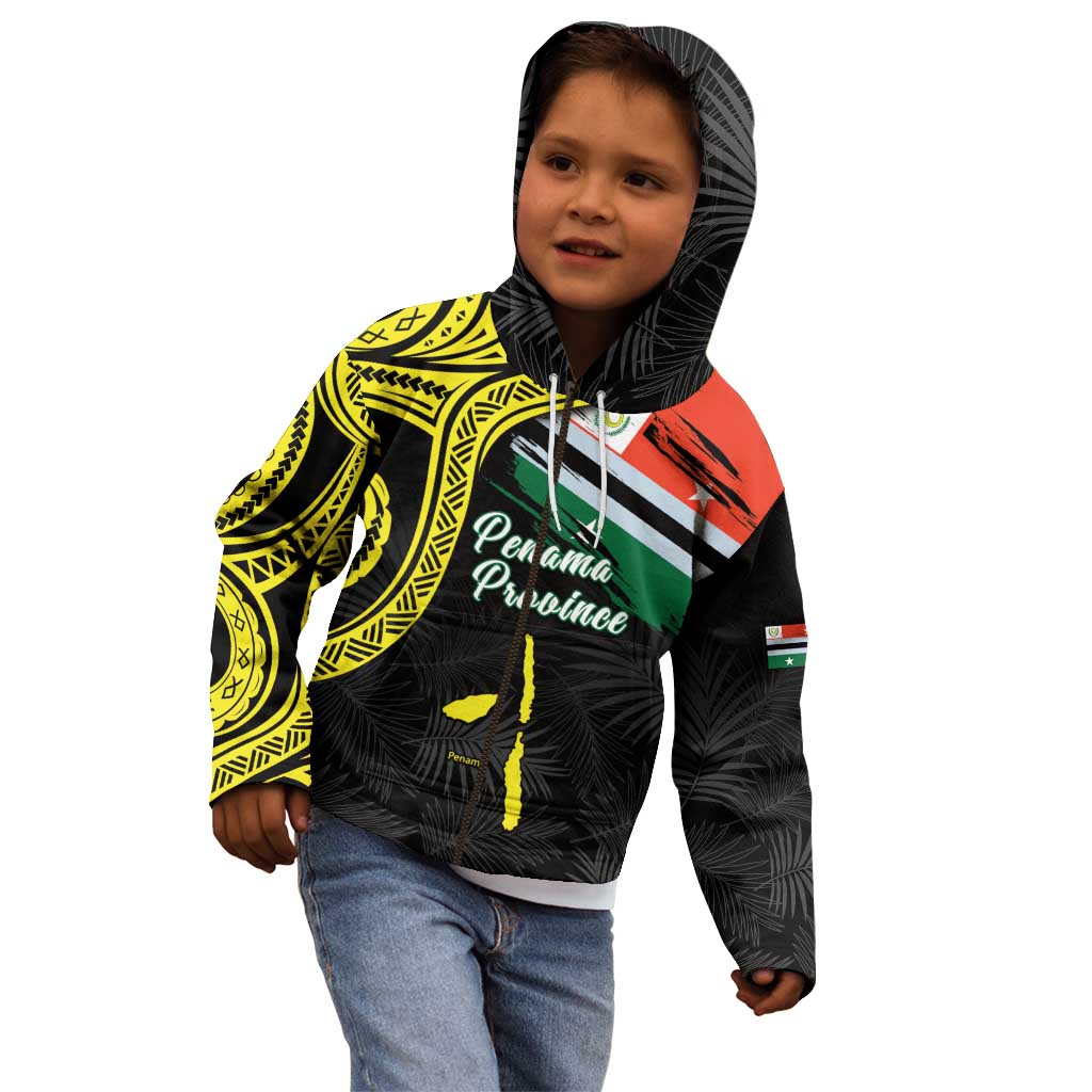 Personalised Vanuatu Penama Day Kid Hoodie Grunge Flag Style LT05 - Polynesian Pride