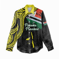 Personalised Vanuatu Penama Day Women Casual Shirt Grunge Flag Style LT05 - Polynesian Pride