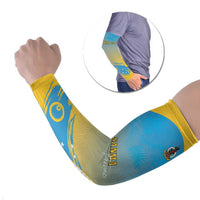 Vanuatu Sanma Day Arm Sleeves Special Style LT05 Set of 2 Yellow - Polynesian Pride