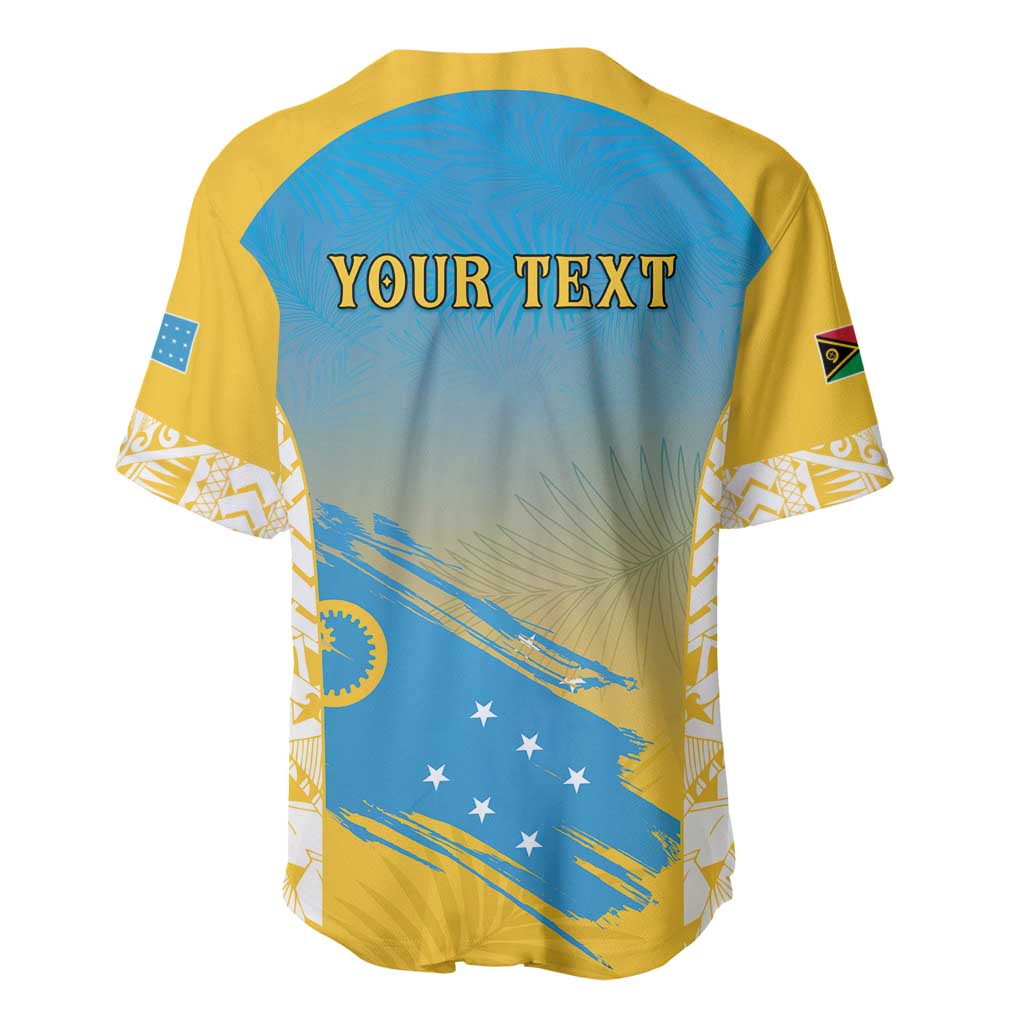 Personalised Vanuatu Sanma Day Baseball Jersey Special Style LT05 - Polynesian Pride