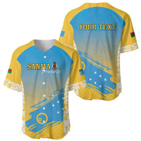 Personalised Vanuatu Sanma Day Baseball Jersey Special Style LT05 - Polynesian Pride