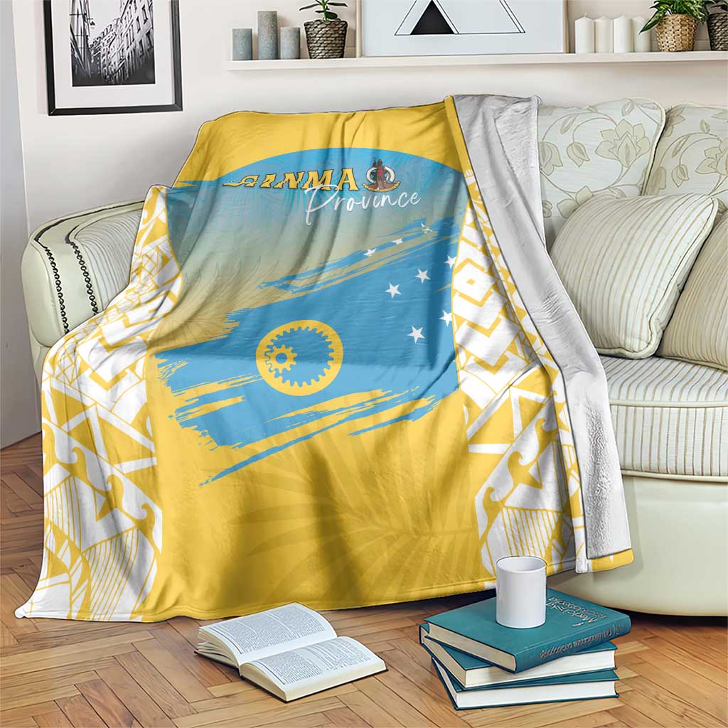 Vanuatu Sanma Day Blanket Special Style LT05 Yellow - Polynesian Pride