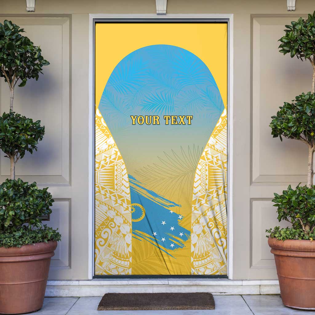 Vanuatu Sanma Day Door Cover Special Style LT05 Yellow - Polynesian Pride