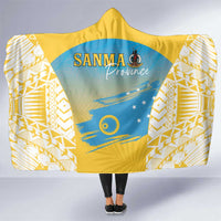 Vanuatu Sanma Day Hooded Blanket Special Style LT05 One Size Yellow - Polynesian Pride