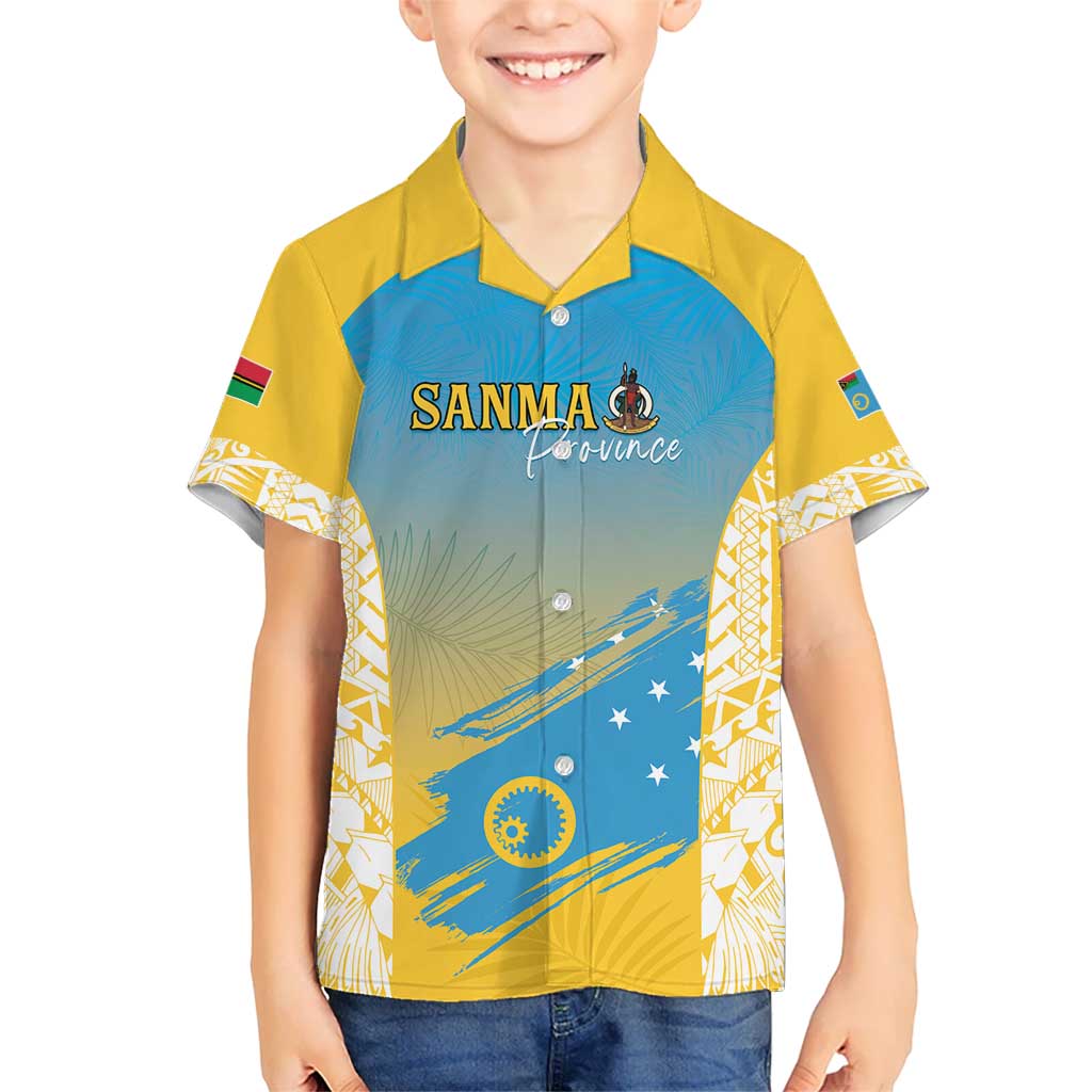 Personalised Vanuatu Sanma Day Kid Hawaiian Shirt Special Style LT05 Kid Yellow - Polynesian Pride