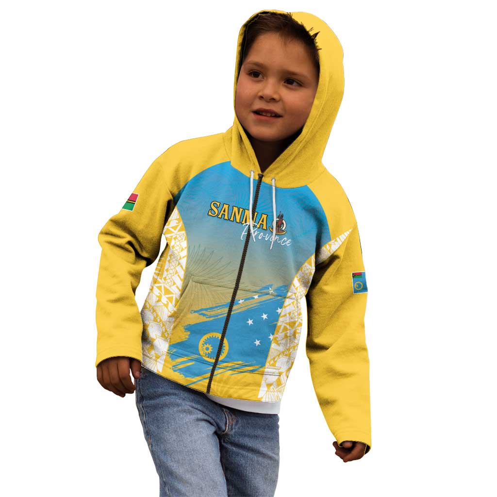 Personalised Vanuatu Sanma Day Kid Hoodie Special Style LT05 - Polynesian Pride