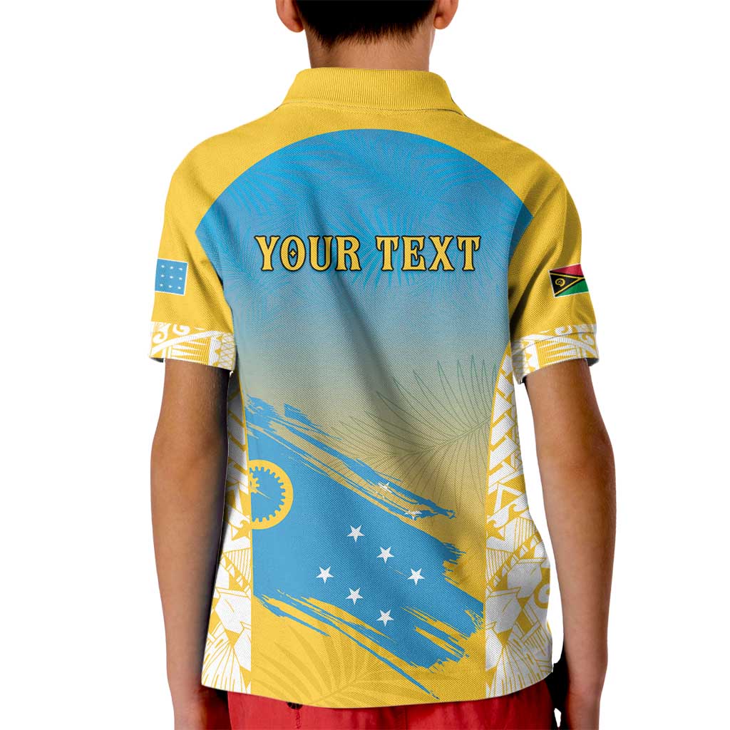 Personalised Vanuatu Sanma Day Kid Polo Shirt Special Style LT05 - Polynesian Pride