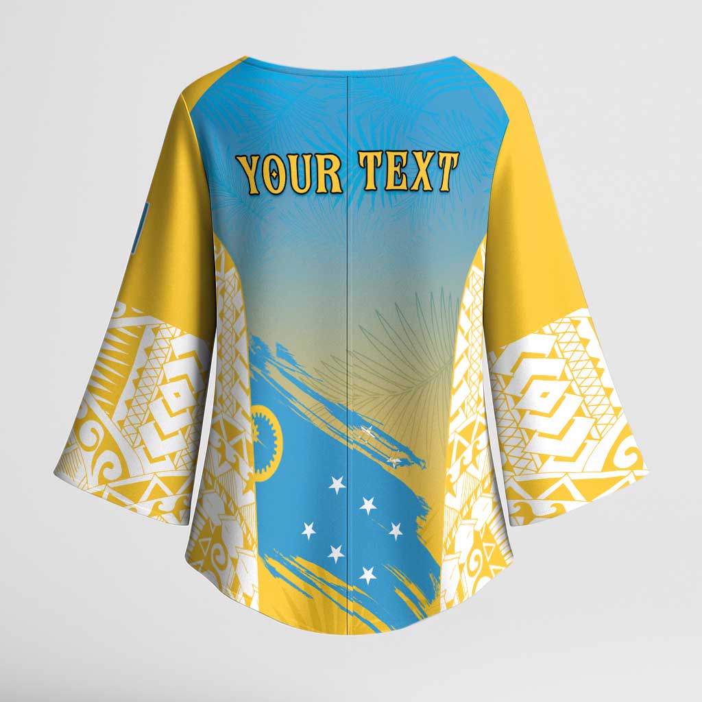 Personalised Vanuatu Sanma Day Kimono Sleeve Blouse Special Style LT05 - Polynesian Pride