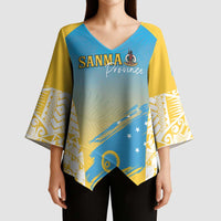 Personalised Vanuatu Sanma Day Kimono Sleeve Blouse Special Style LT05 - Polynesian Pride