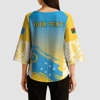 Personalised Vanuatu Sanma Day Kimono Sleeve Blouse Special Style LT05 - Polynesian Pride