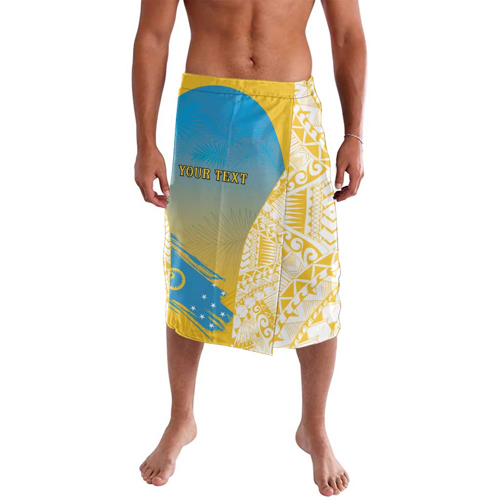 Personalised Vanuatu Sanma Day Lavalava Special Style LT05 Yellow - Polynesian Pride