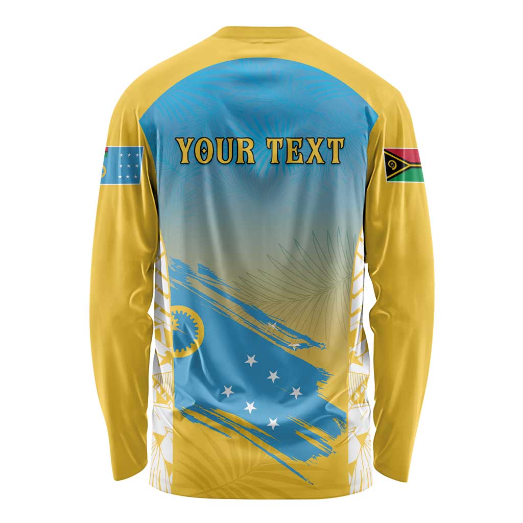 Personalised Vanuatu Sanma Day Long Sleeve Shirt Special Style LT05 - Polynesian Pride