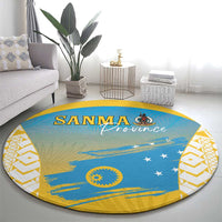 Vanuatu Sanma Day Round Carpet Special Style LT05 - Polynesian Pride