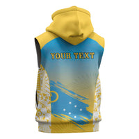 Personalised Vanuatu Sanma Day Sleeveless Hoodie Special Style LT05 - Polynesian Pride