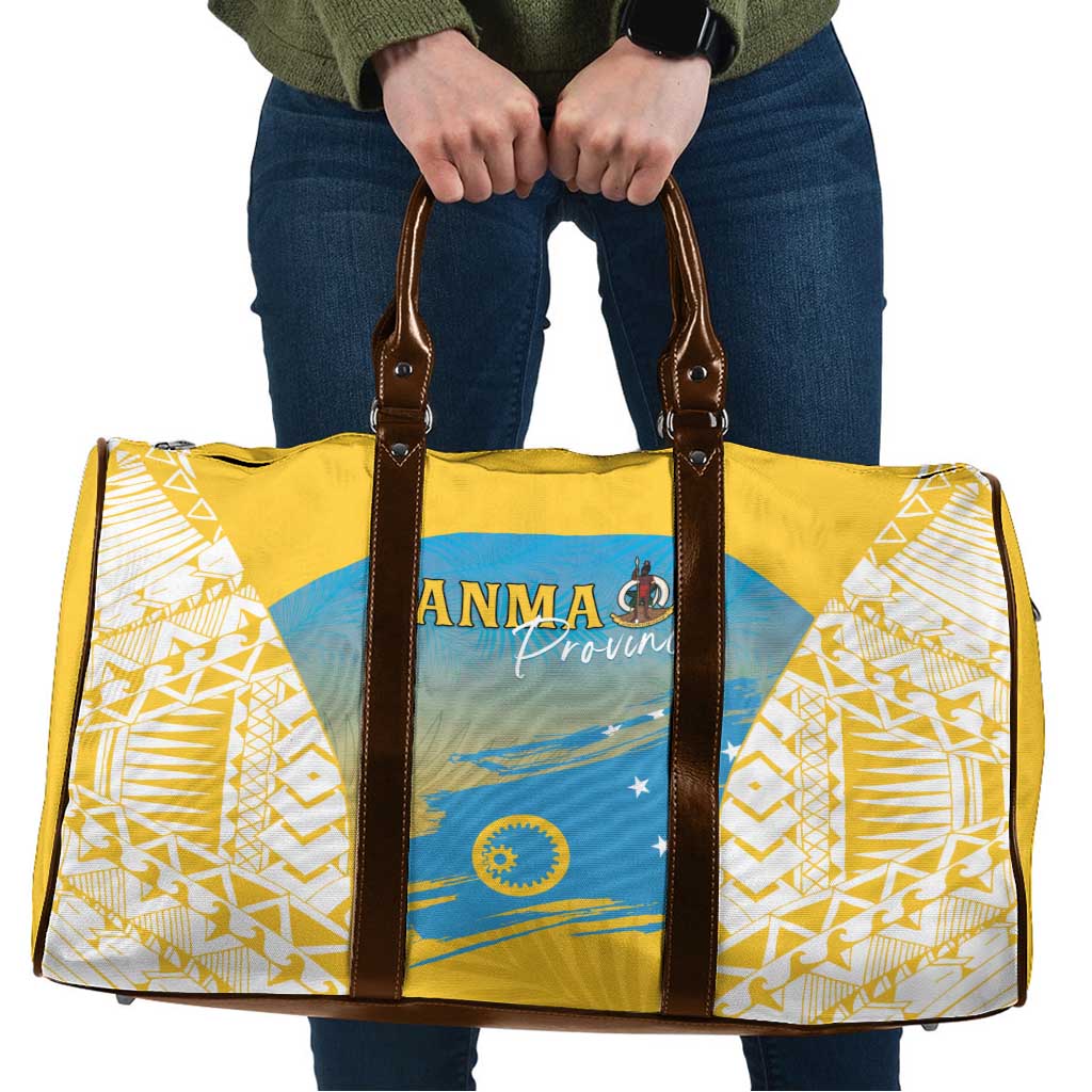 Vanuatu Sanma Day Travel Bag Special Style LT05 Yellow - Polynesian Pride
