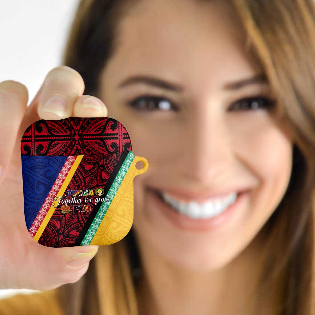 Love Torba PNG Day AirPods Case Together We Grow LT05 Colorful - Polynesian Pride