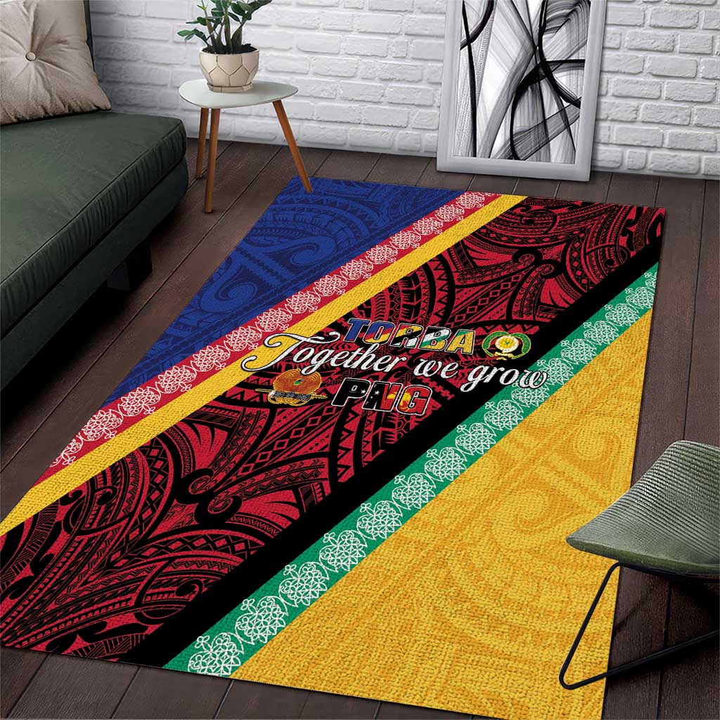 Love Torba PNG Day Area Rug Together We Grow LT05 Colorful - Polynesian Pride