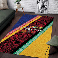 Love Torba PNG Day Area Rug Together We Grow LT05 Colorful - Polynesian Pride