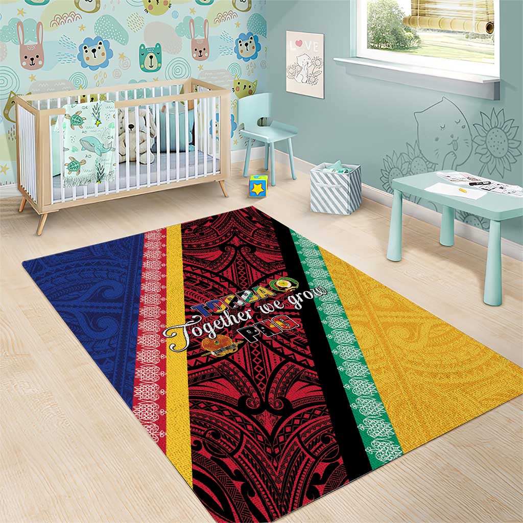Love Torba PNG Day Area Rug Together We Grow LT05 - Polynesian Pride