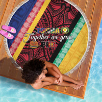 Love Torba PNG Day Beach Blanket Together We Grow LT05 - Polynesian Pride