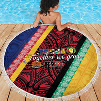 Love Torba PNG Day Beach Blanket Together We Grow LT05 - Polynesian Pride