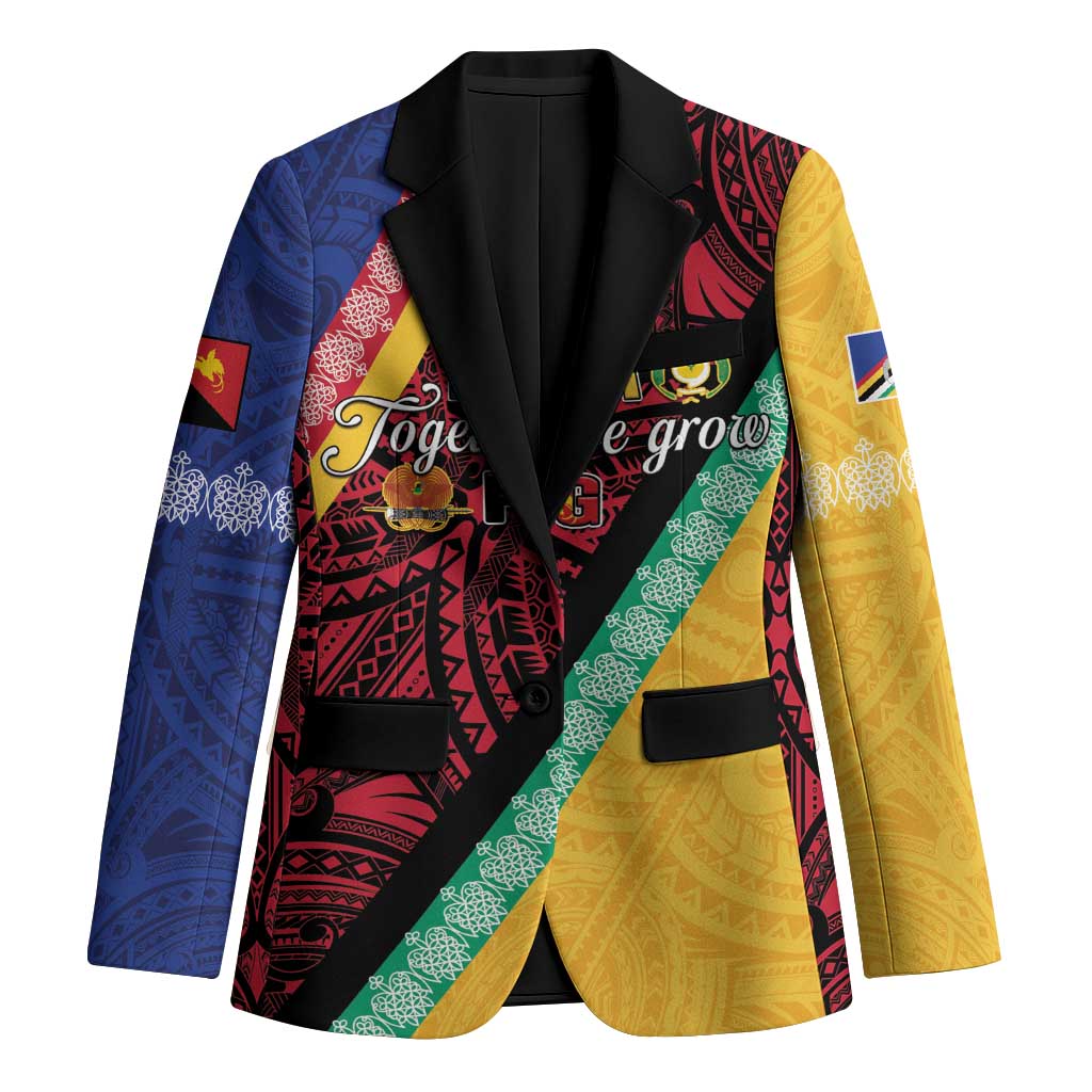 Love Torba PNG Day Blazer Together We Grow LT05 Unisex Colorful - Polynesian Pride