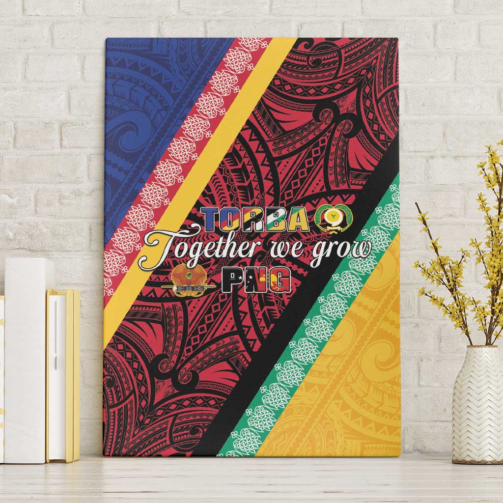 Love Torba PNG Day Canvas Wall Art Together We Grow LT05 Without Frame Colorful - Polynesian Pride