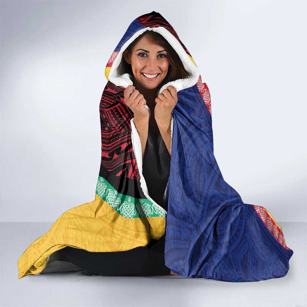 Love Torba PNG Day Hooded Blanket Together We Grow LT05 - Polynesian Pride