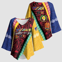 Love Torba PNG Day Kimono Sleeve Blouse Together We Grow LT05 - Polynesian Pride